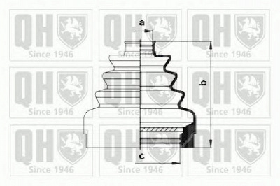 QUINTON HAZELL qjb783 -  Комплект пыльника, приводной вал
